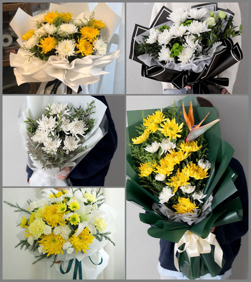 贵州铜仁市松桃县蓼皋镇枇杷村白事花束代送